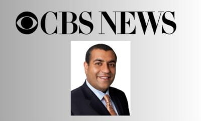 Photo of CBS News logo and Neeraj Khemlani