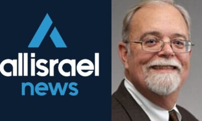 A photo of Tom Tradup and the All Israel News logo