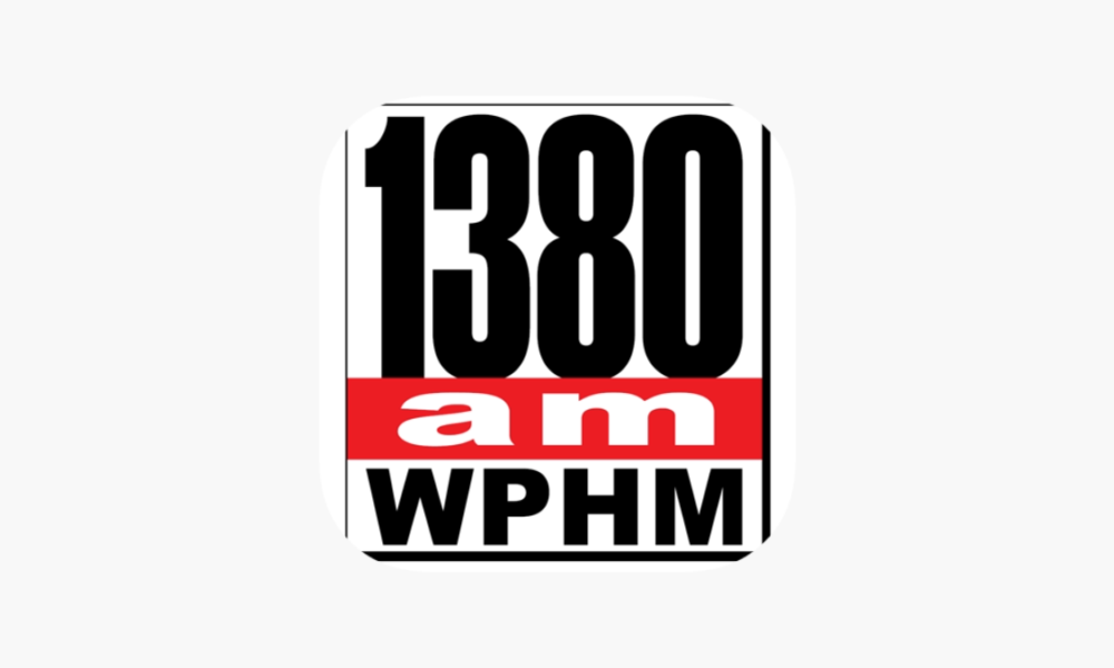 A logo of radio station WPHM