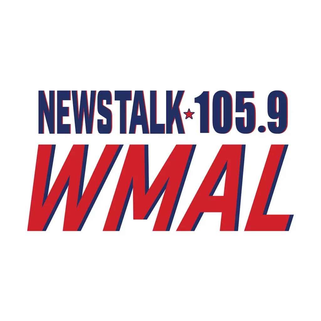 A photo of the WMAL logo